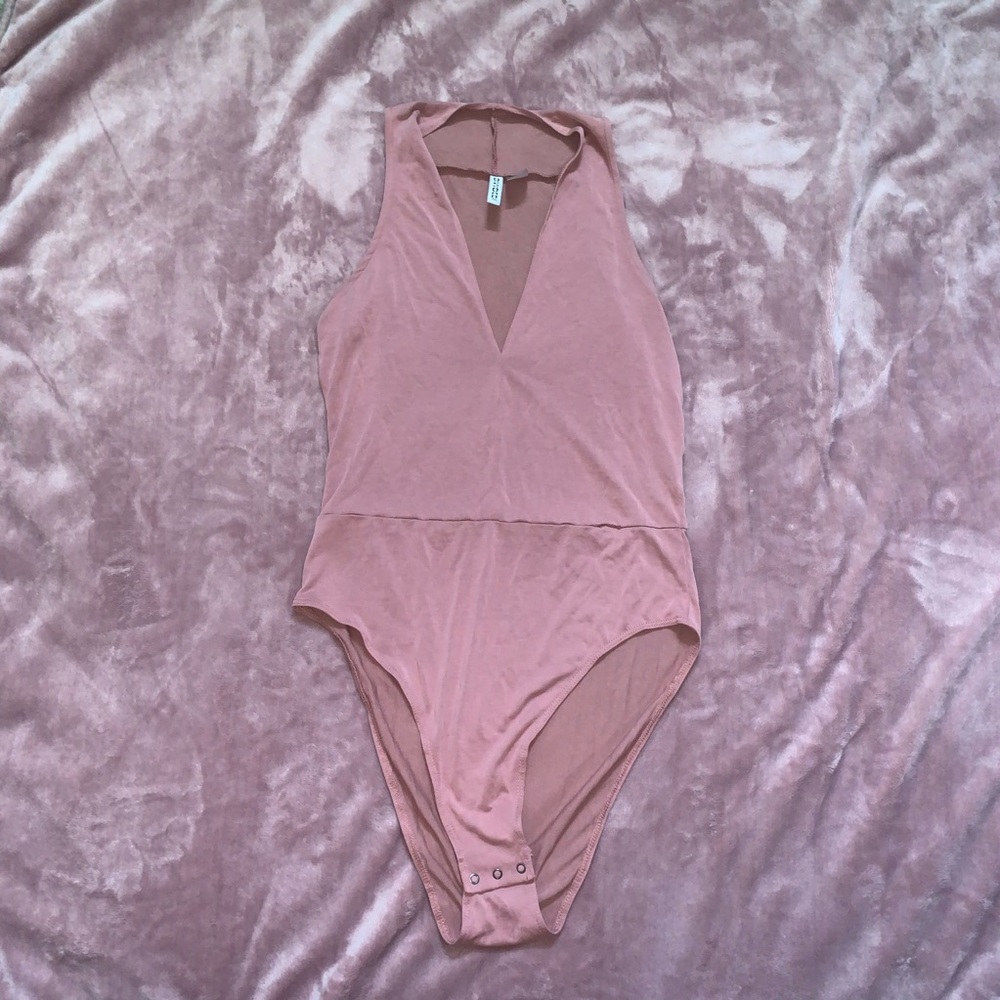 V-neck bodysuit